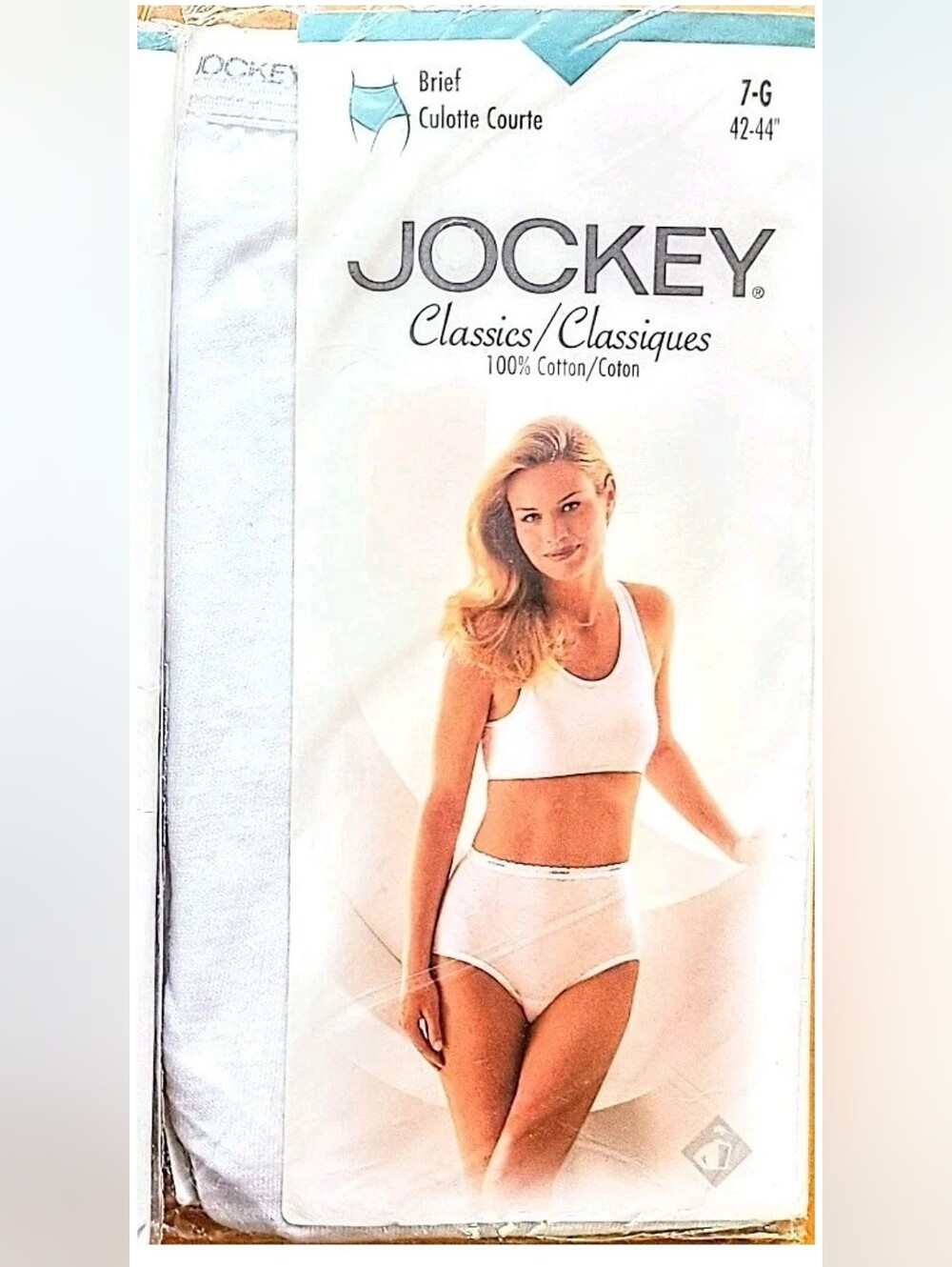 Jockey Classics French Cut NEW Vintage 1998 Cotton Brief Sz 7 41"-44" White